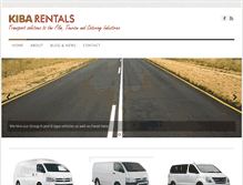 Tablet Screenshot of kibarentals.co.za